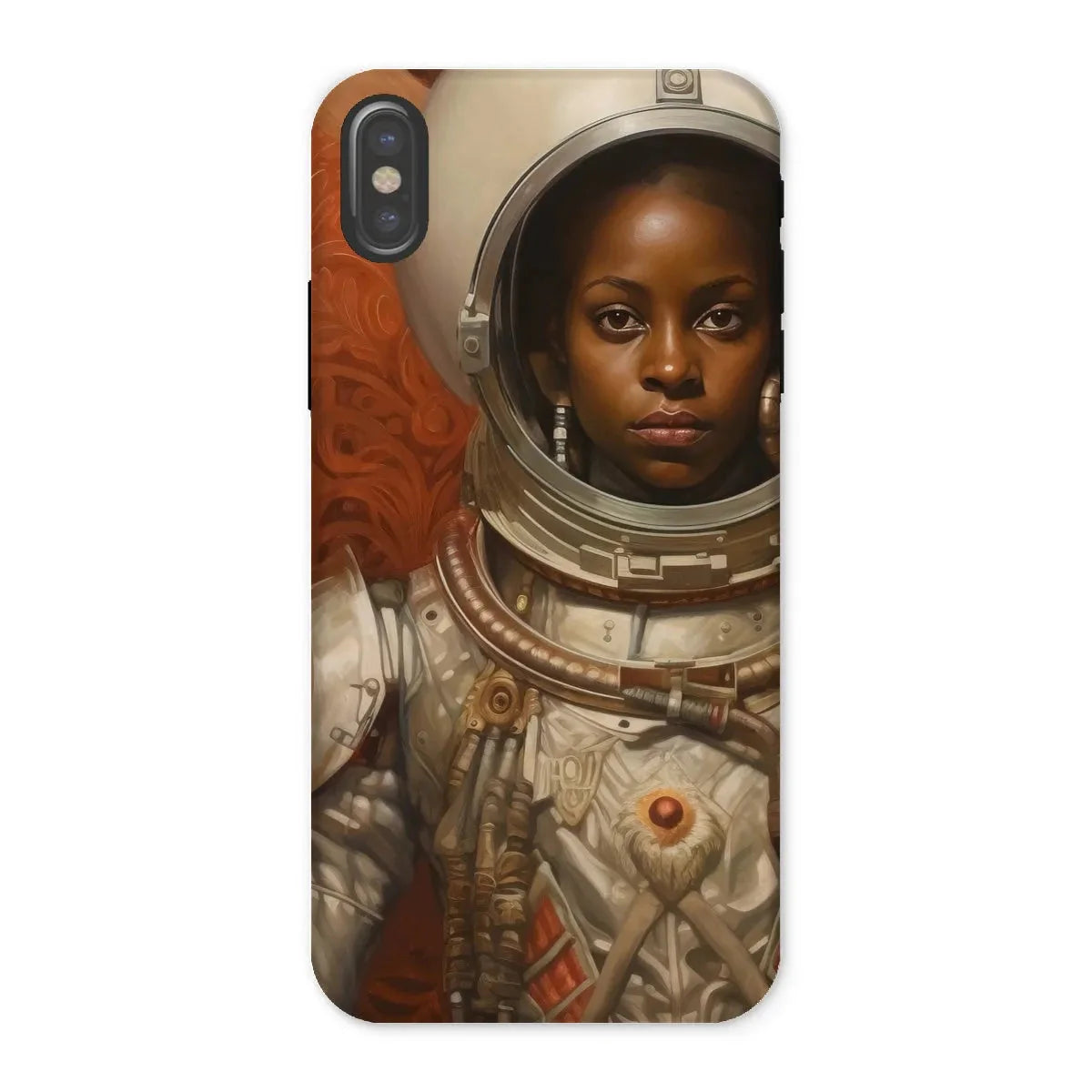 Ava The Lesbian Astronaut - Sapphic Aesthetic Phone Case - Iphone x / Matte - Mobile Phone Cases - Aesthetic Art