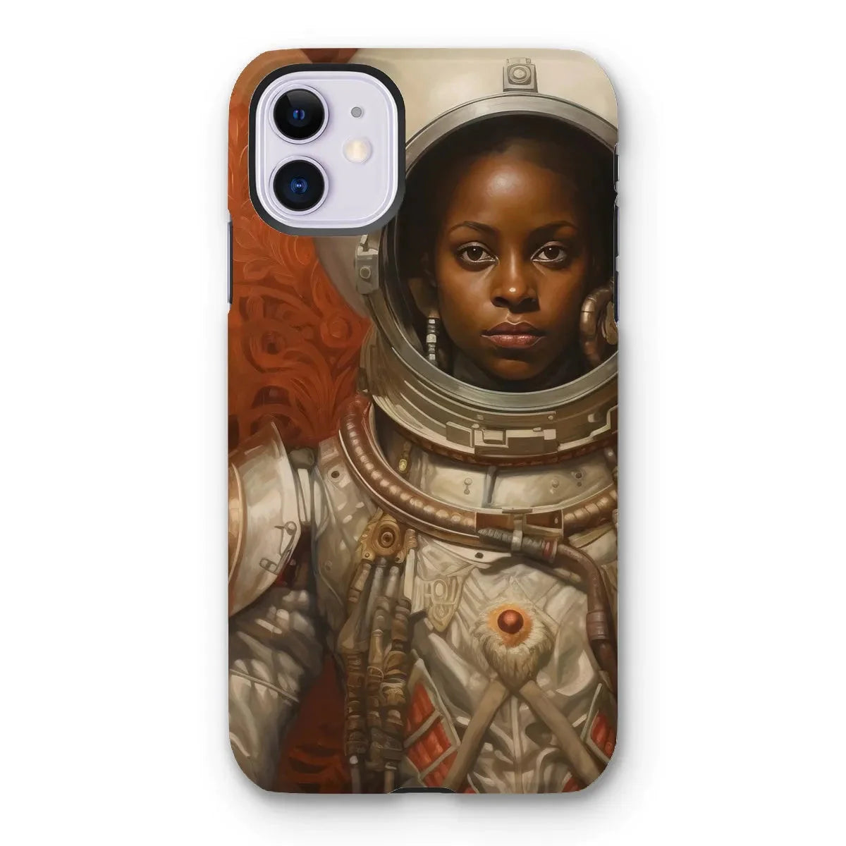 Ava The Lesbian Astronaut - Sapphic Aesthetic Phone Case - Iphone 11 / Matte - Mobile Phone Cases - Aesthetic Art