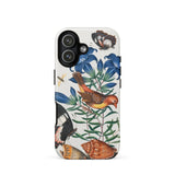 Avadavat Gentian Sawfly Swallowtail and Shells - James Bolton Phone Case Iphone 17 / Matte Iphone 12 Case Botanical Illustration Design