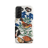 Avadavat Gentian Sawfly Swallowtail and Shells - James Bolton Phone Case Samsung Galaxy S21 / Matte White Phone Case Adorned Detailed