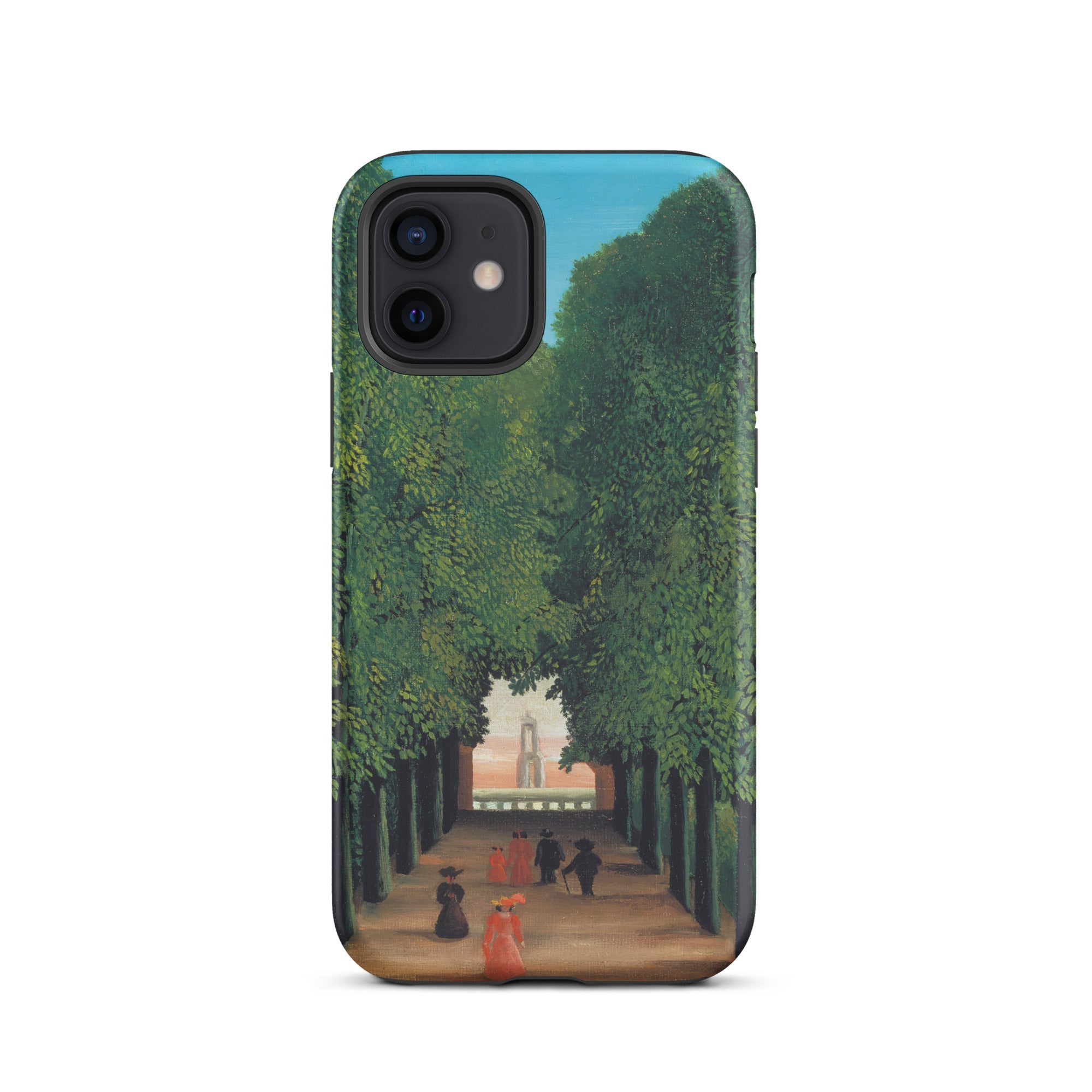 Avenue Saint Cloud Park - Henri Rousseau Iphone Case, 12 / Matte, Phone Case Park Scene