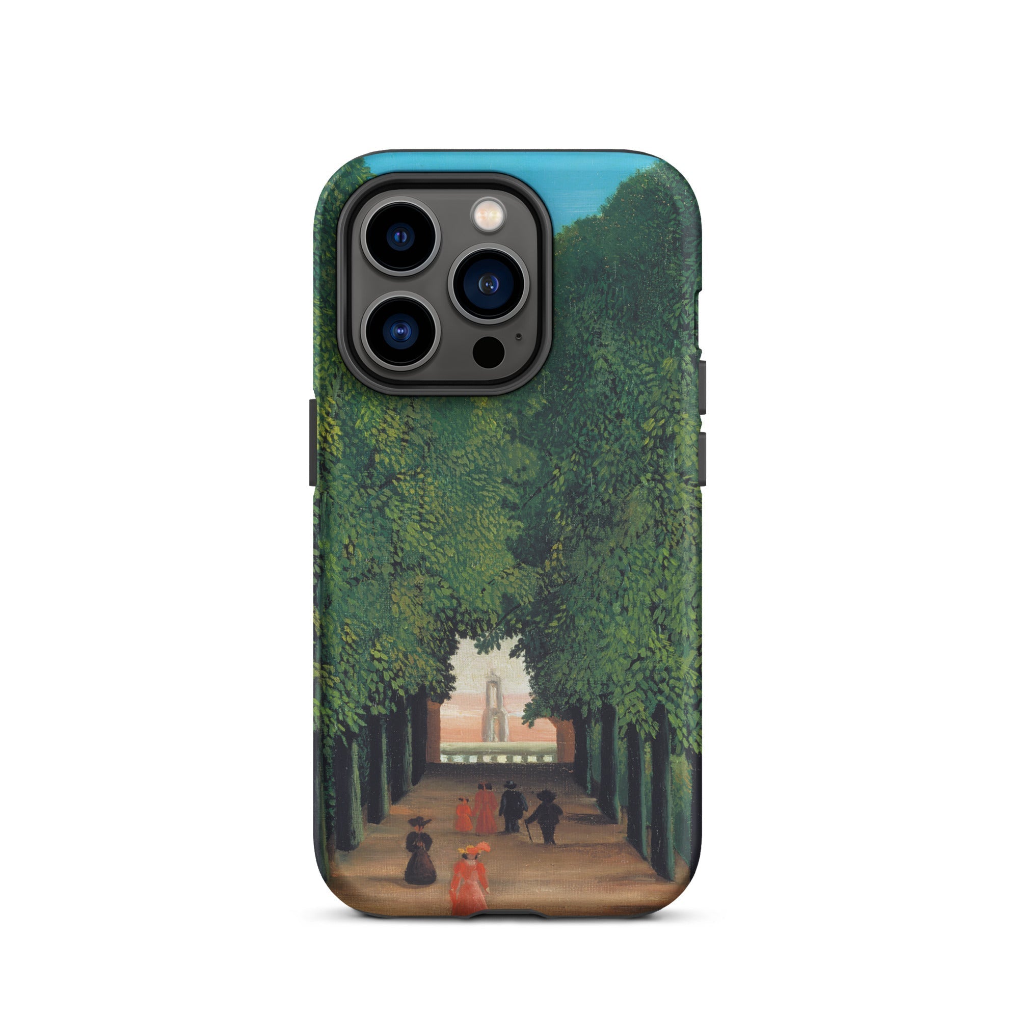 Avenue Saint Cloud Park Henri Rousseau Iphone Case, 14 Pro / Matte, Iphone Case Park Scene