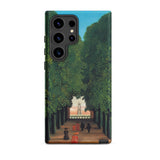 Avenue Saint Cloud Park - Henri Rousseau Phone Case, Samsung Galaxy S24 Ultra / Matte, Mobile Cases, Toby Leon