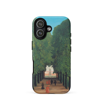 Avenue Saint Cloud Park - Henri Rousseau Phone Case Iphone 17 / Matte Iphone 12 Case Vintage-style Garden Scene Lush Green Henri Rousseau