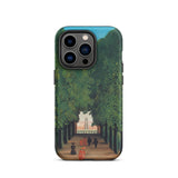 Avenue Saint Cloud Park - Henri Rousseau Phone Case Iphone 14 Pro / Matte Iphone Case Park Scene Henri Rousseau Iphone, Chestnut Leaves,