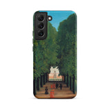 Avenue Saint Cloud Park - Henri Rousseau Phone Case Samsung Galaxy S22 Plus / Matte Vibrant Impressionistic Painting Lined Lush Iphone,