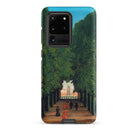 Avenue Saint Cloud Park Henri Rousseau Samsung Case, Galaxy S20 Ultra / Matte, Smartphone Nature Themed Protective Case
