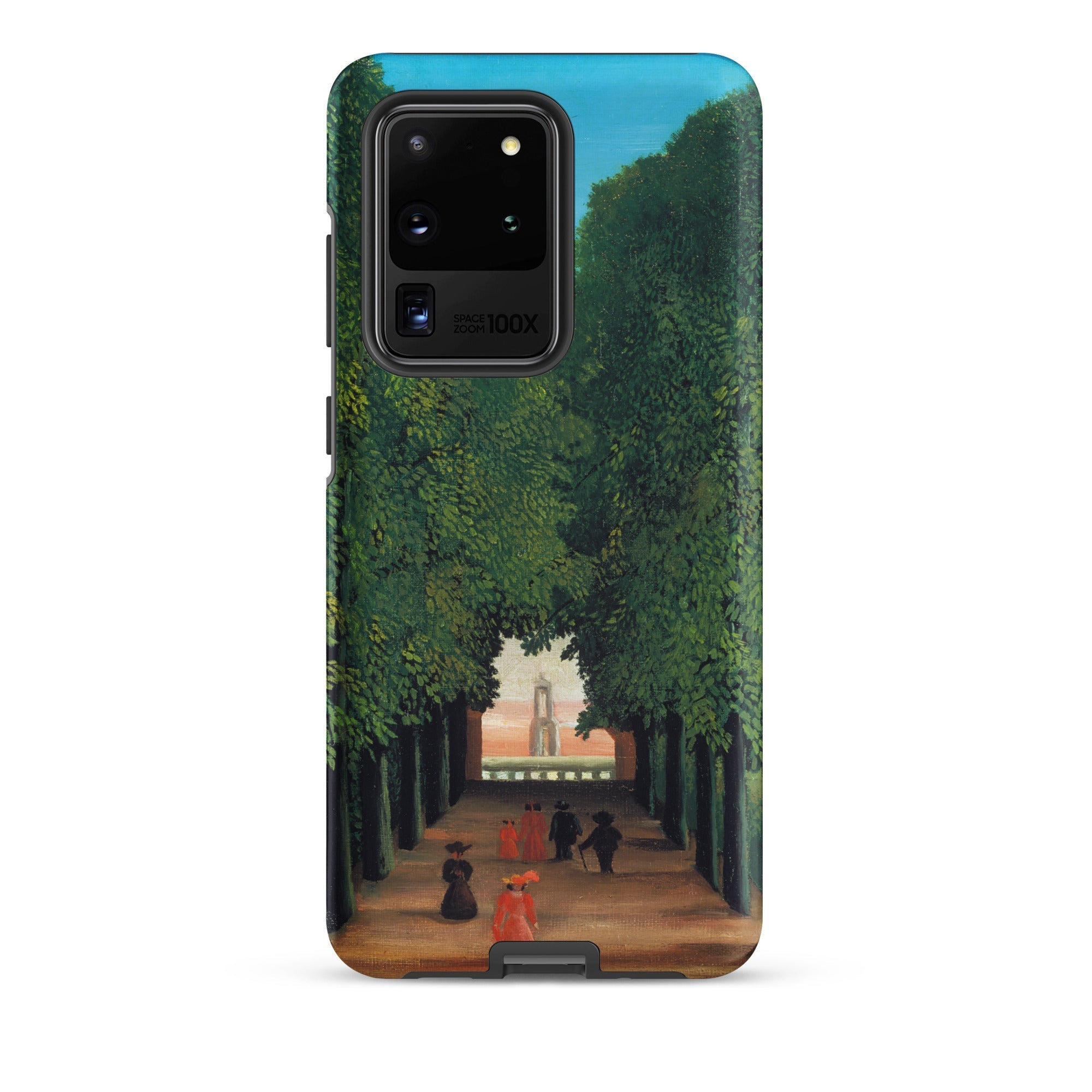 Avenue Saint Cloud Park Henri Rousseau Samsung Case, Galaxy S20 Ultra / Matte, Smartphone Nature Themed Protective Case