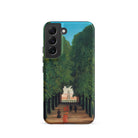 Avenue Saint Cloud Park Henri Rousseau Samsung Case, Galaxy S22 / Matte, Smartphone Case Painting Tree Lined Path
