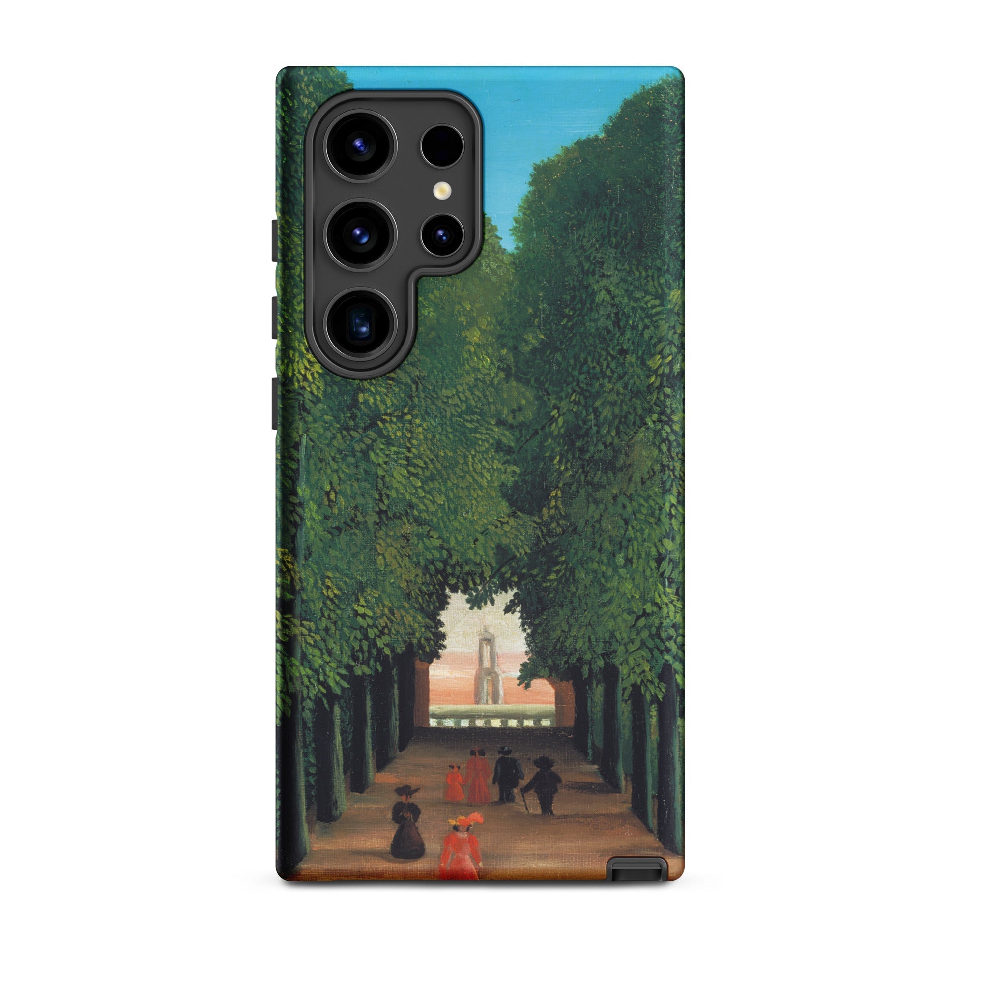 Avenue Saint Cloud Park Henri Rousseau Samsung Case, Galaxy S24 Ultra / Matte, Smartphone Nature Themed Case