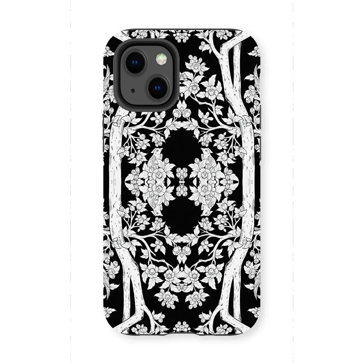 Aviary Black Aesthetic Pattern Art Iphone Case - 13 Mini / Matte