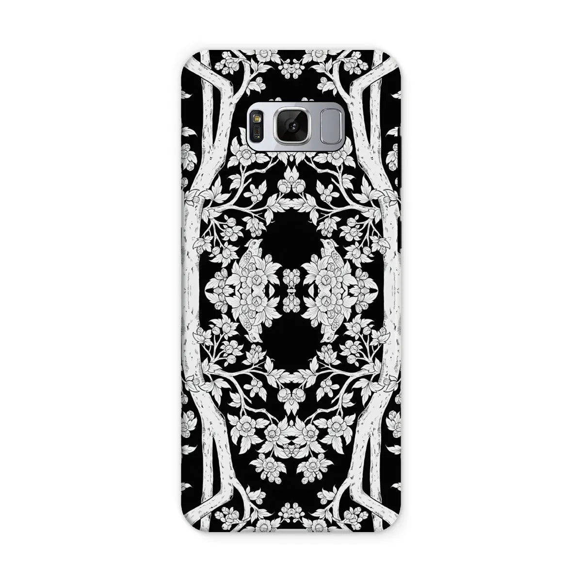 Aviary Black Aesthetic Pattern Art Phone Case - Samsung Galaxy S8 / Matte - Mobile Phone Cases - Aesthetic Art