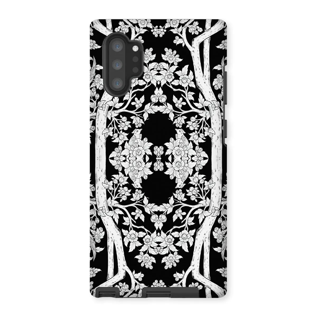 Aviary Black Aesthetic Pattern Art Phone Case - Samsung Galaxy Note 10p / Matte - Mobile Phone Cases - Aesthetic Art