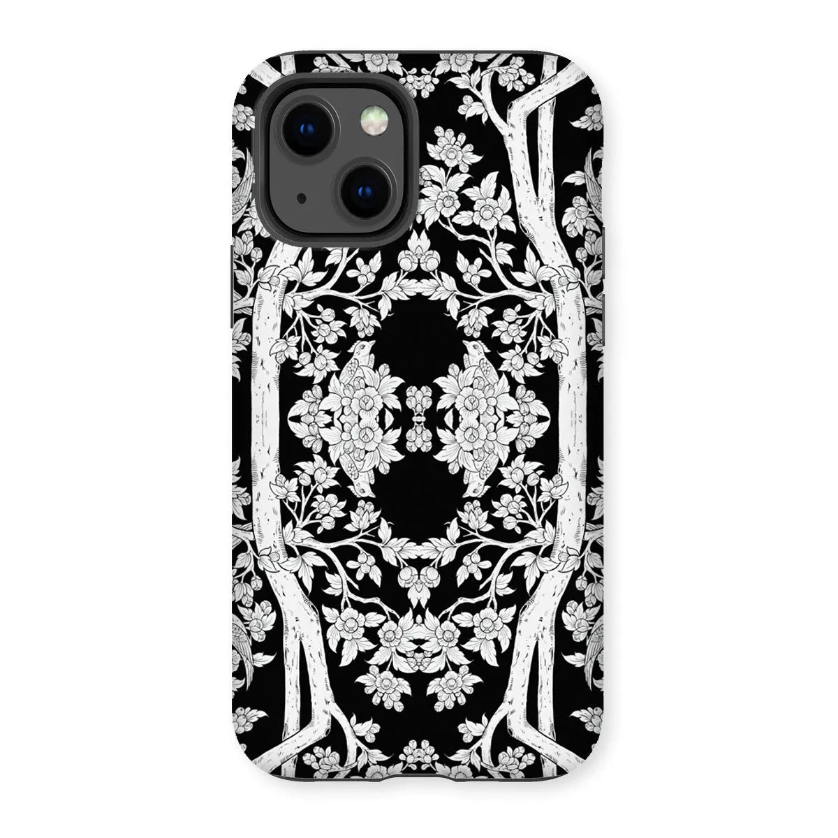 Aviary Black Aesthetic Pattern Art Phone Case - Iphone 13 / Matte - Mobile Phone Cases - Aesthetic Art