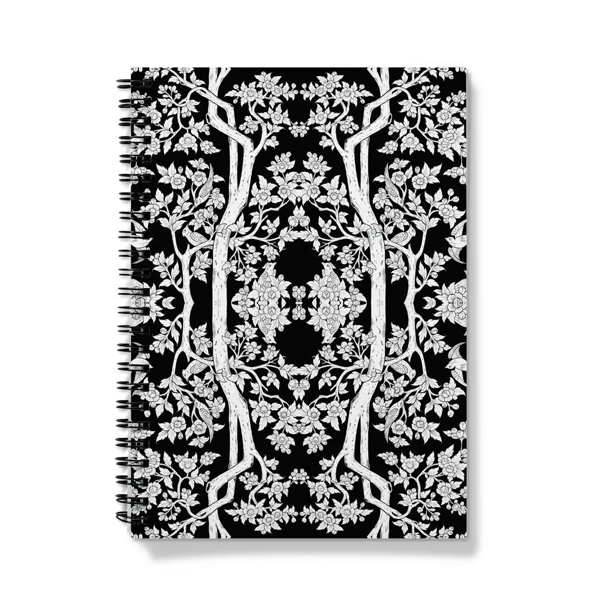 Aviary Black Notebook - A5 - Graph Paper - Notebooks & Notepads - Aesthetic Art