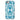 Iphone 8 / Matte Aviary Blue Aesthetic Pattern Art Case Phone, Battle-tested Design, Cases