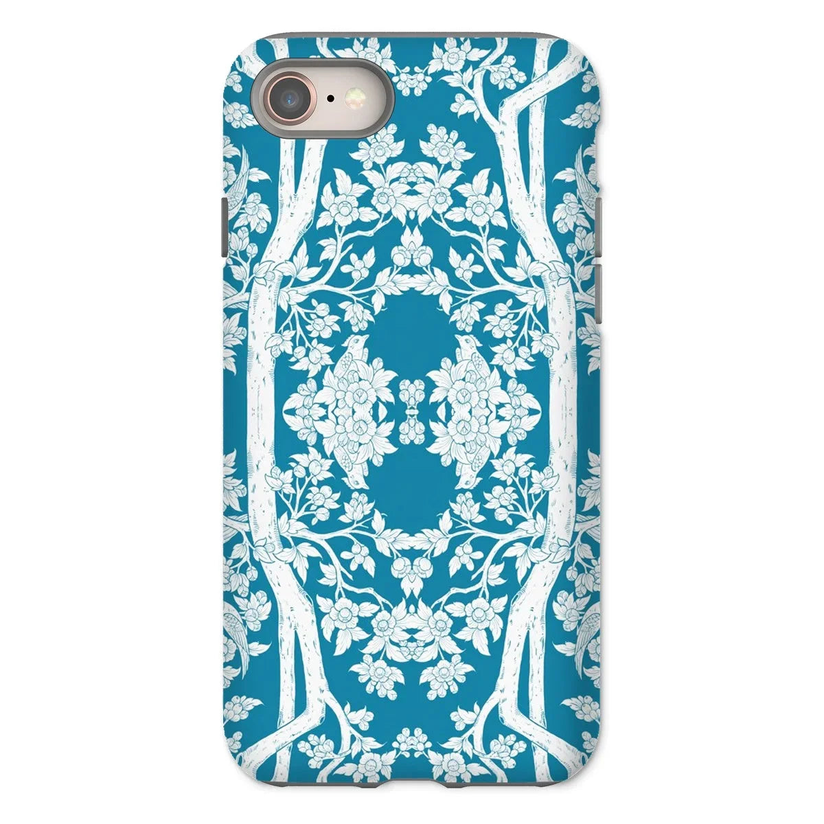 Aviary Blue Aesthetic Pattern Art Iphone Case 8 / Matte Mobile Phone Cases