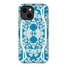 Aviary Blue Aesthetic Pattern Art Iphone Case 14 Plus / Matte Mobile Phone Cases