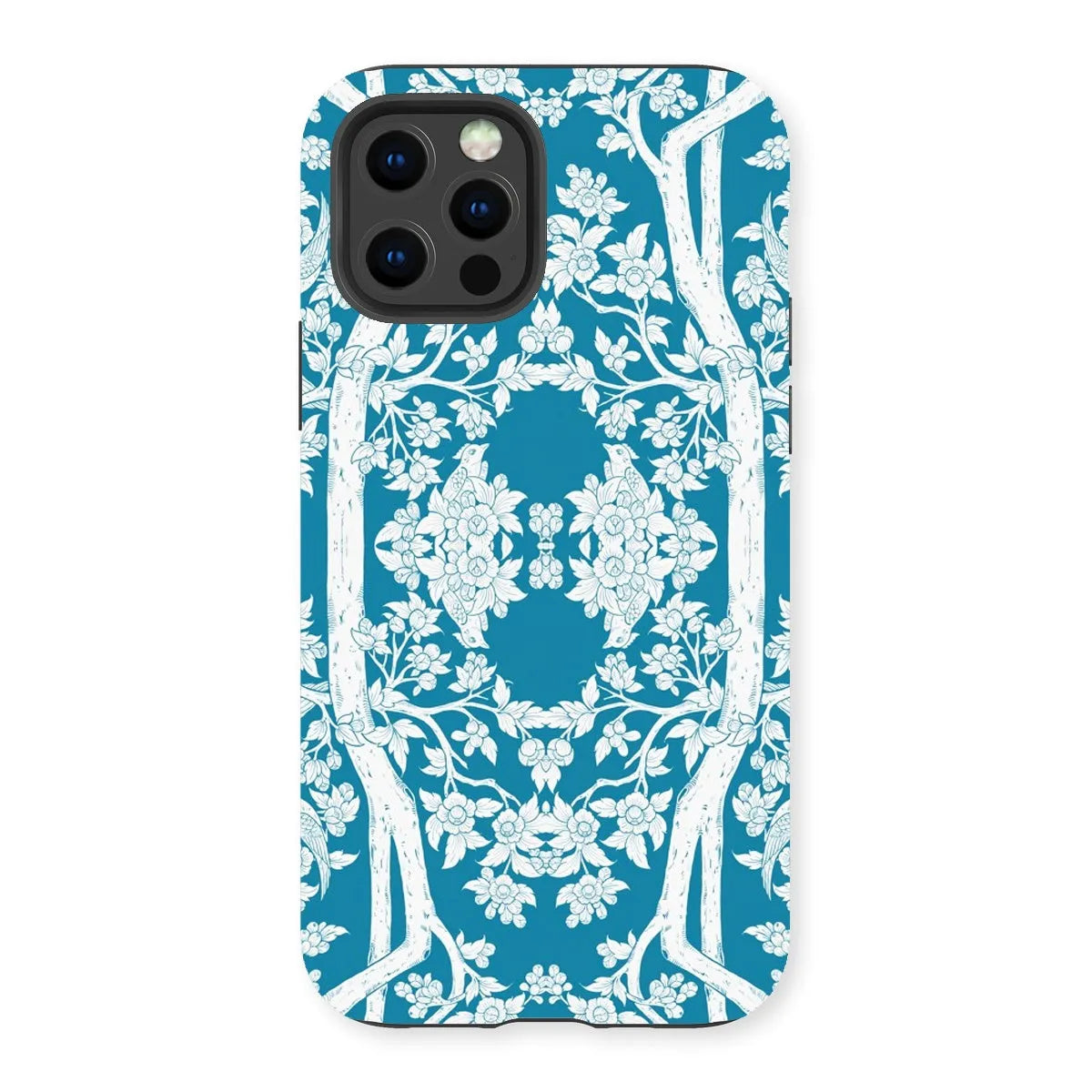 Aviary Blue Aesthetic Pattern Art Phone Case - Iphone 13 Pro / Matte - Mobile Phone Cases - Aesthetic Art