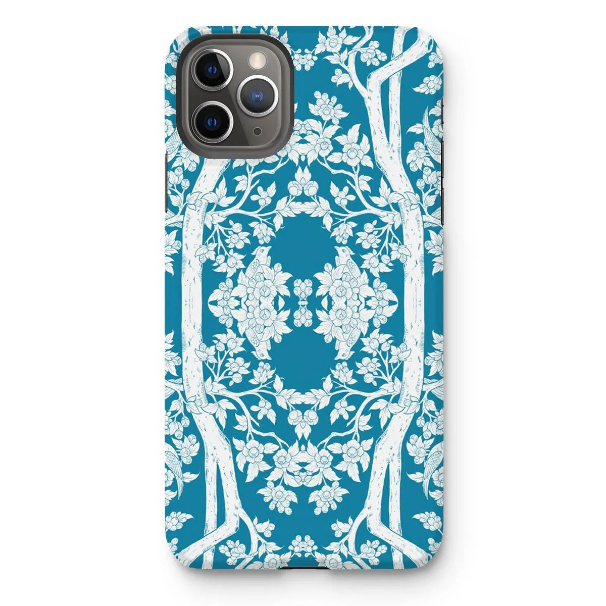 Aviary Blue Aesthetic Pattern Art Phone Case - Iphone 11 Pro Max / Matte - Mobile Phone Cases - Aesthetic Art