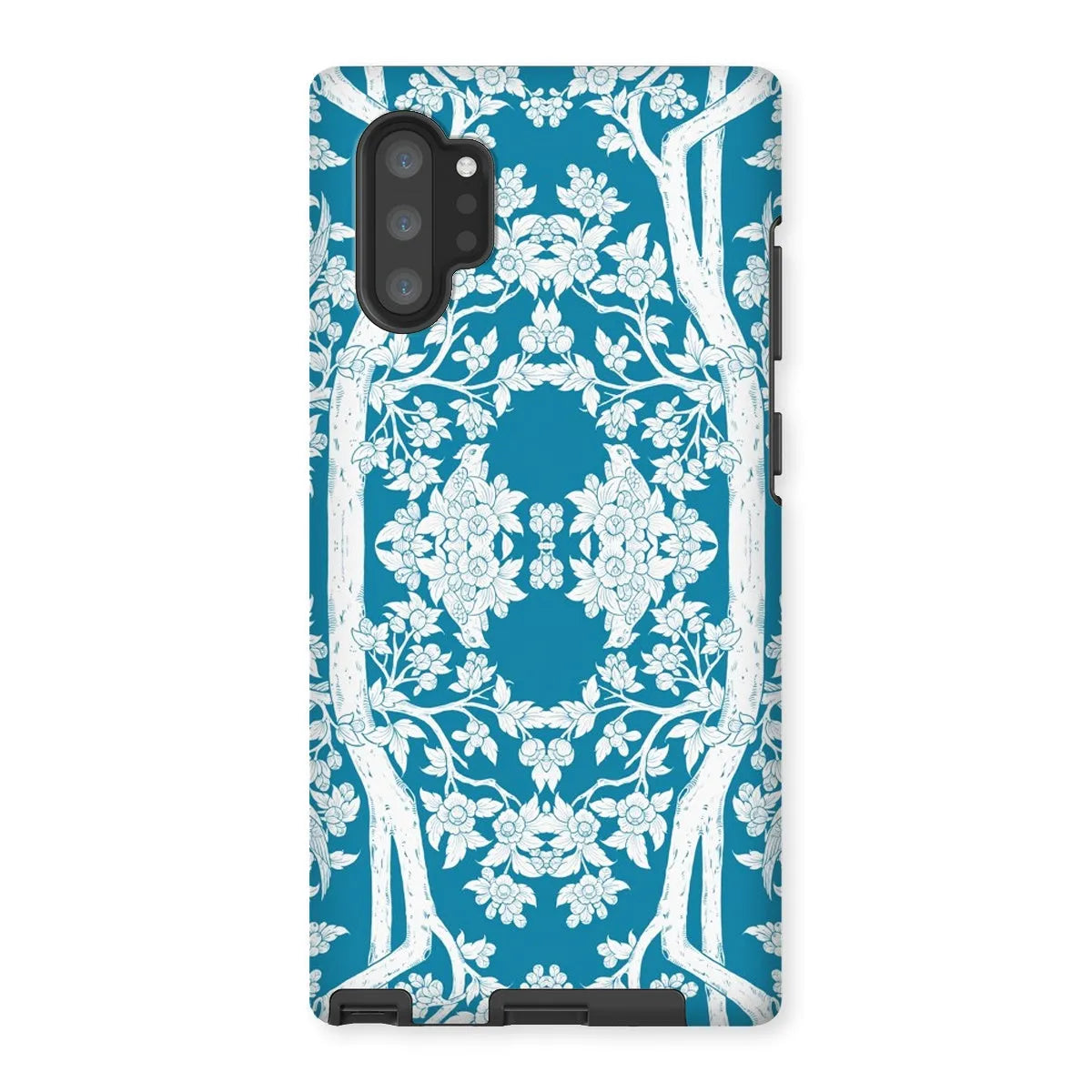 Aviary Blue Aesthetic Pattern Art Phone Case - Samsung Galaxy Note 10p / Matte - Mobile Phone Cases - Aesthetic Art