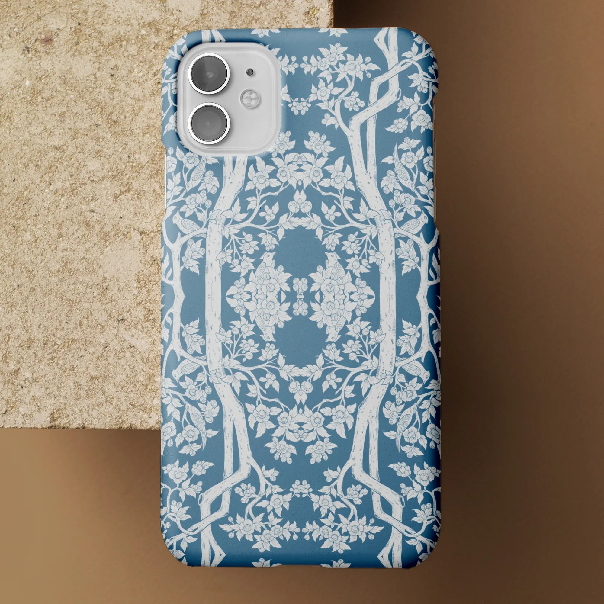 Aviary Blue Aesthetic Pattern Art Phone Case - Mobile Phone Cases - Aesthetic Art