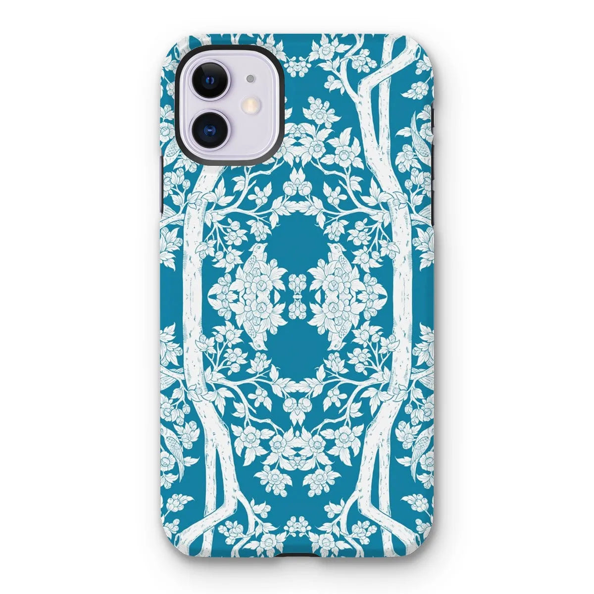 Aviary Blue Aesthetic Pattern Art Phone Case - Iphone 11 / Matte - Mobile Phone Cases - Aesthetic Art