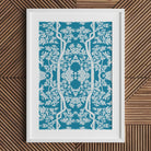 Aviary Blue Art Print Posters Prints & Visual Artwork