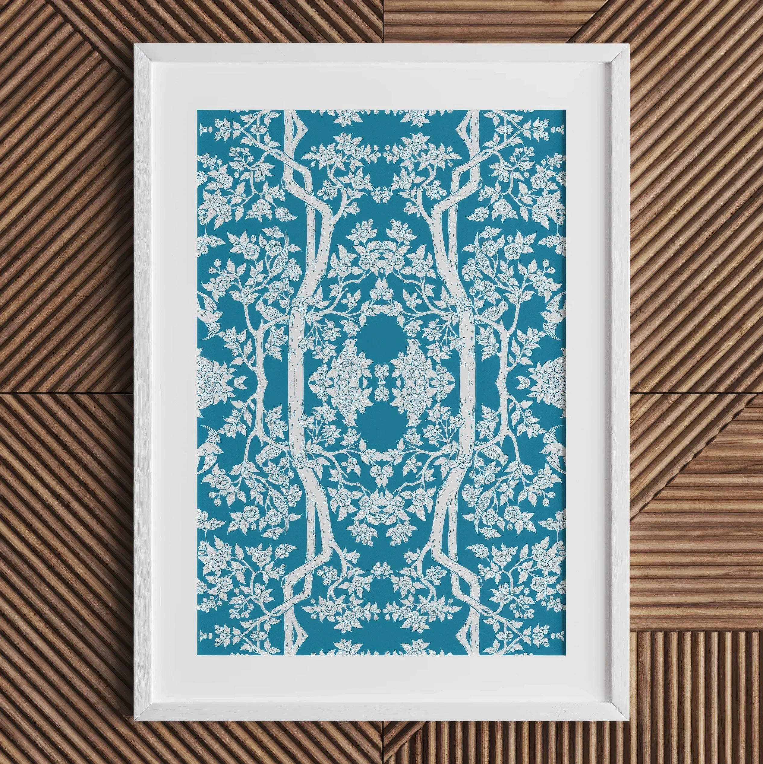 Aviary Blue Art Print