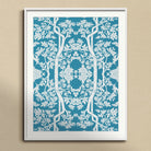 Aviary Blue Art Print Posters Prints & Visual Artwork