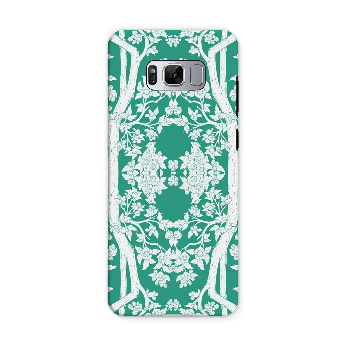 Aviary Green Aesthetic Pattern Art Phone Case - Samsung Galaxy S8 / Matte - Mobile Phone Cases - Aesthetic Art
