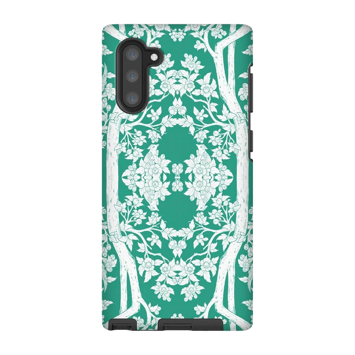 Aviary Green Aesthetic Pattern Art Phone Case - Samsung Galaxy Note 10 / Matte - Mobile Phone Cases - Aesthetic Art