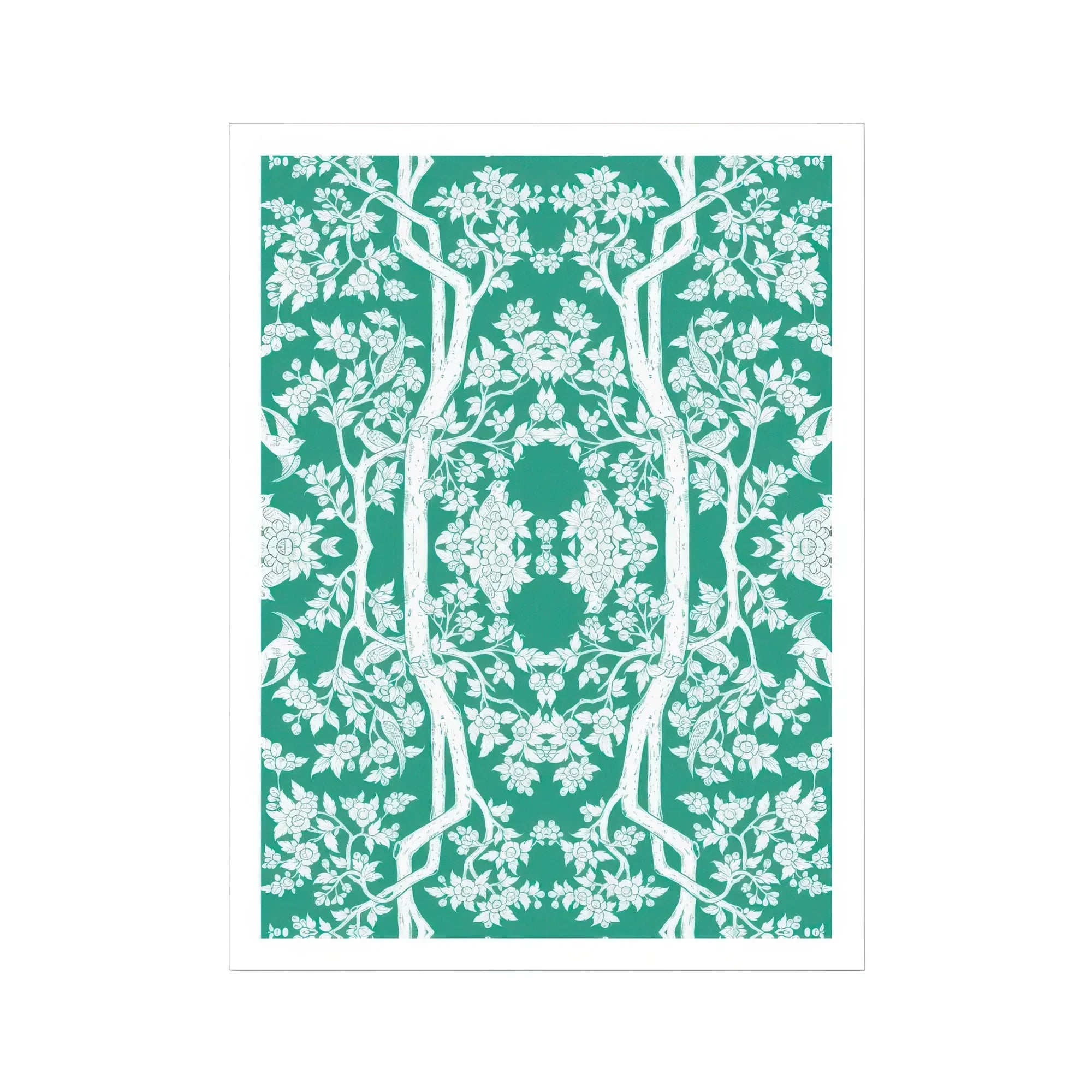 Aviary Green Art Print Posters Prints & Visual Artwork