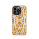 Aviary Orange Aesthetic Pattern Art Iphone Case, 13 Pro / Matte, Floral Patterned Phone Case