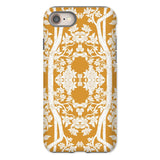 Aviary Orange Aesthetic Pattern Art Iphone Case, Pattern Art Phone, Battle-tested Design, Art Phone Cases