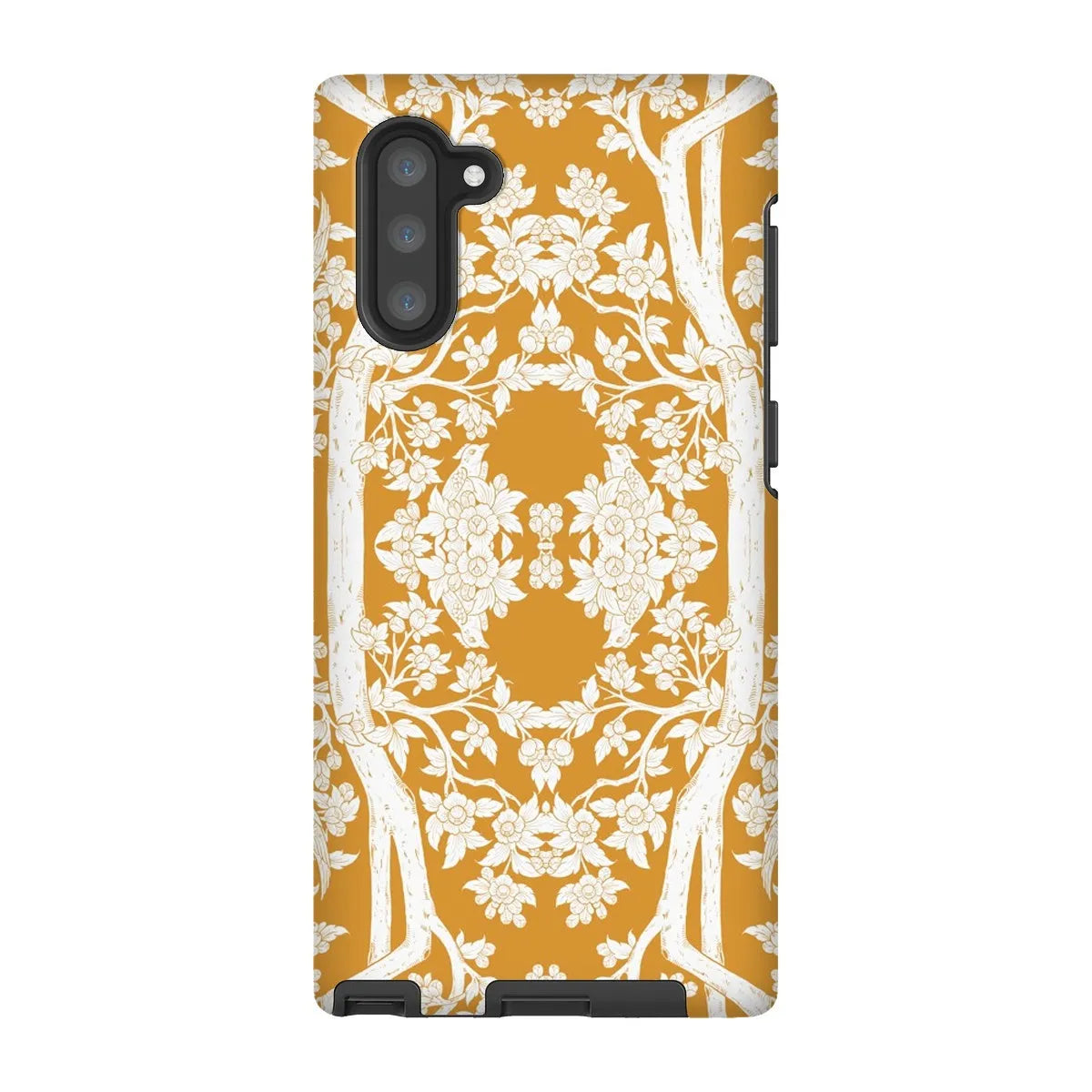 Aviary Orange Aesthetic Pattern Art Phone Case - Samsung Galaxy Note 10 / Matte - Mobile Phone Cases - Aesthetic Art