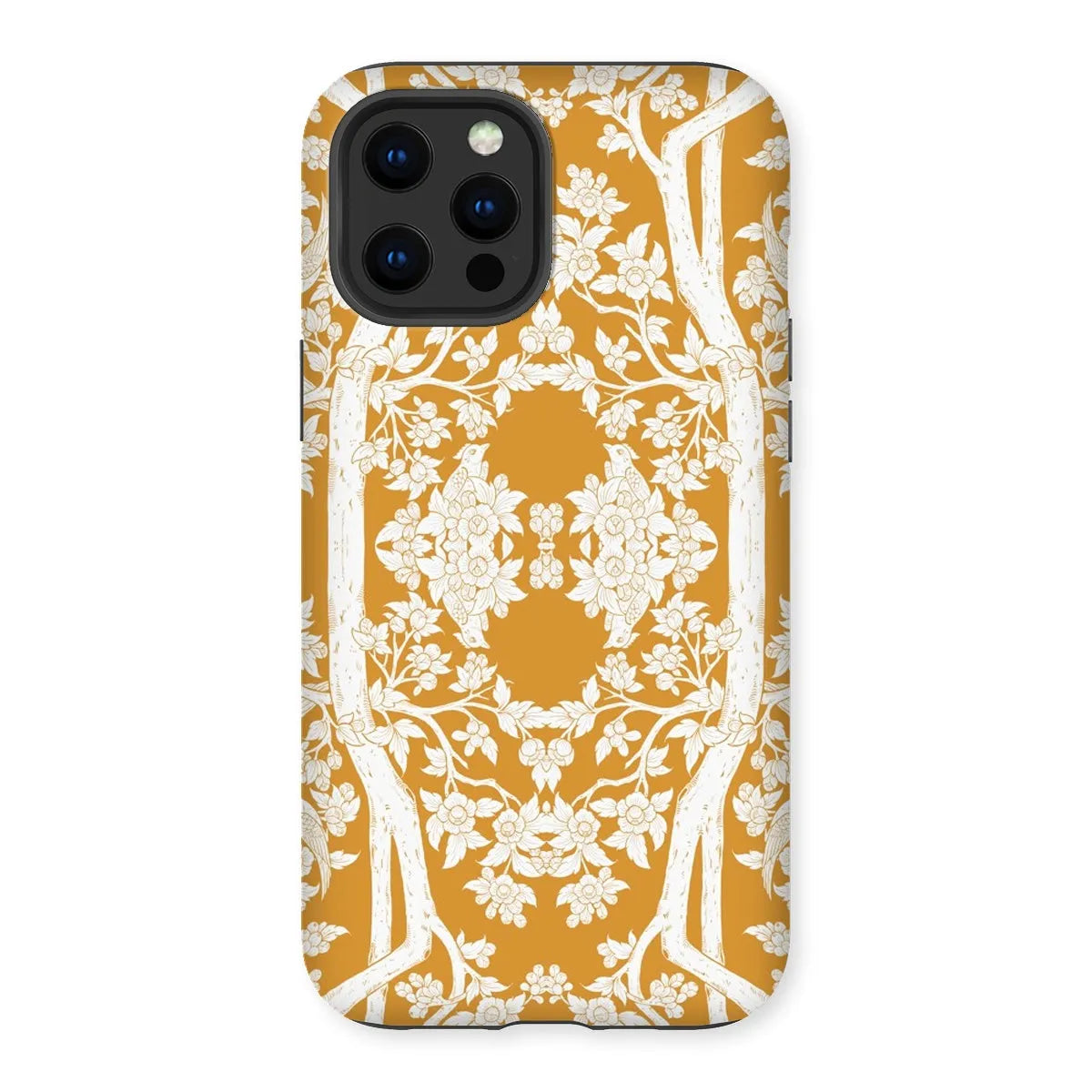 Aviary Orange Aesthetic Pattern Art Phone Case - Iphone 12 Pro Max / Matte - Mobile Phone Cases - Aesthetic Art
