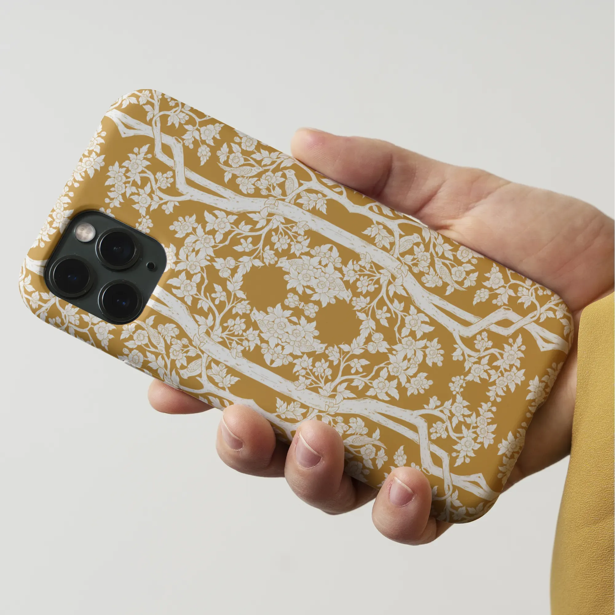 Aviary Orange Aesthetic Pattern Art Phone Case - Mobile Phone Cases - Aesthetic Art