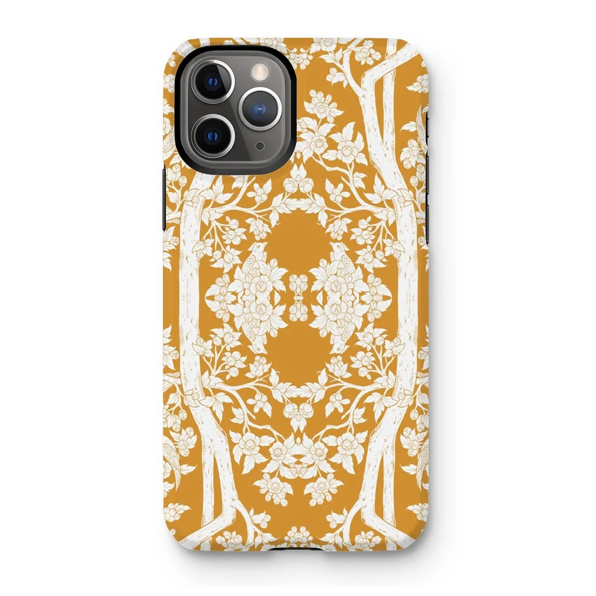 Aviary Orange Aesthetic Pattern Art Phone Case - Iphone 11 Pro / Matte - Mobile Phone Cases - Aesthetic Art