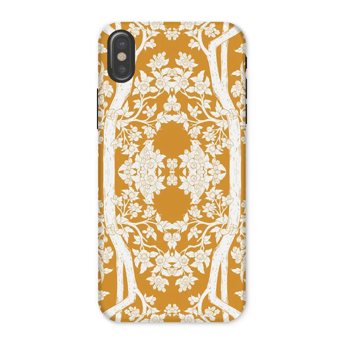 Aviary Orange Aesthetic Pattern Art Phone Case - Iphone x / Matte - Mobile Phone Cases - Aesthetic Art