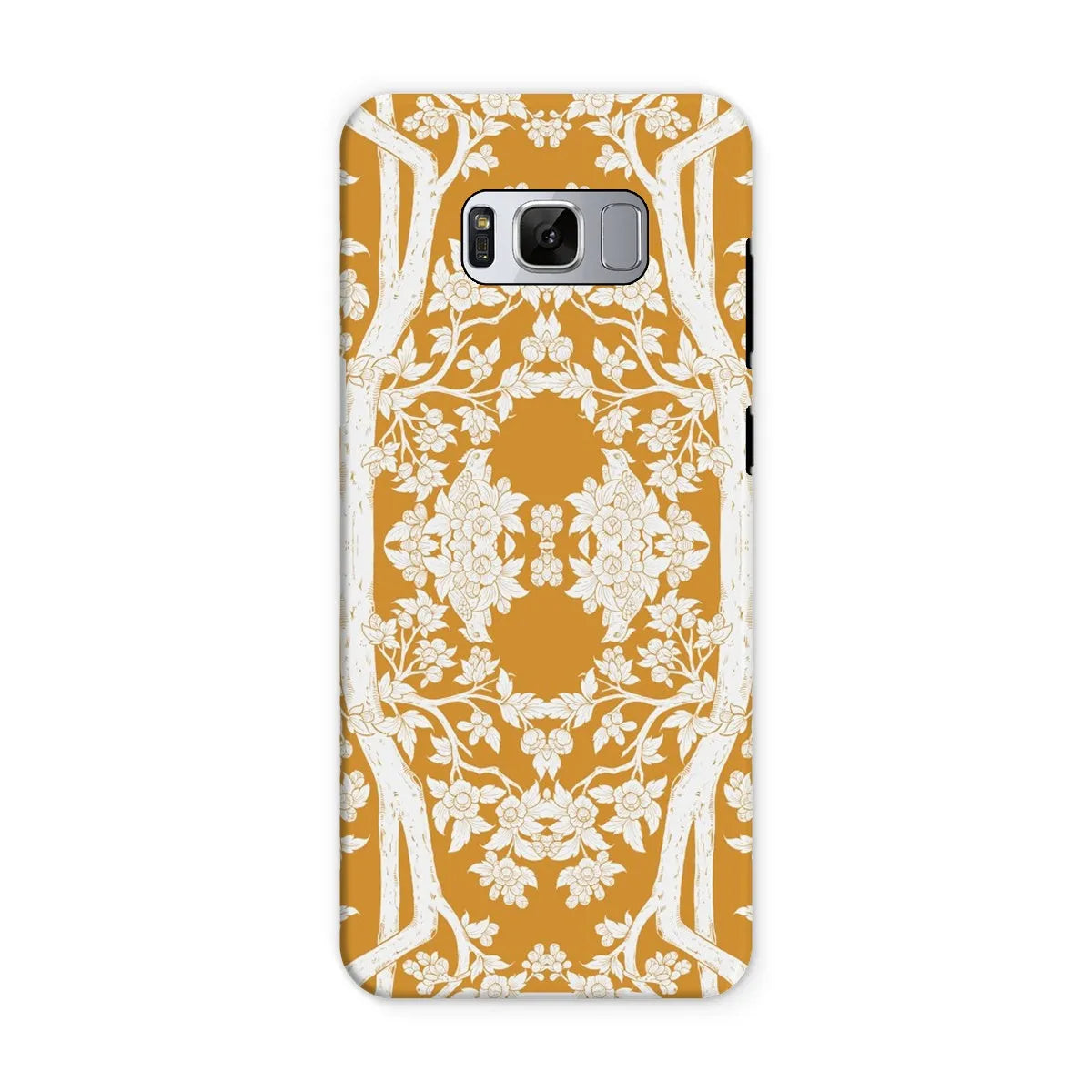 Aviary Orange Aesthetic Pattern Art Phone Case - Samsung Galaxy S8 / Matte - Mobile Phone Cases - Aesthetic Art