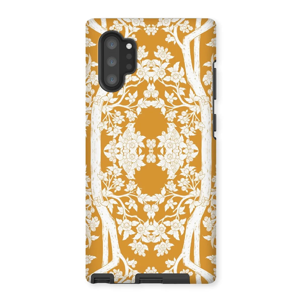 Aviary Orange Aesthetic Pattern Art Phone Case - Samsung Galaxy Note 10p / Matte - Mobile Phone Cases - Aesthetic Art