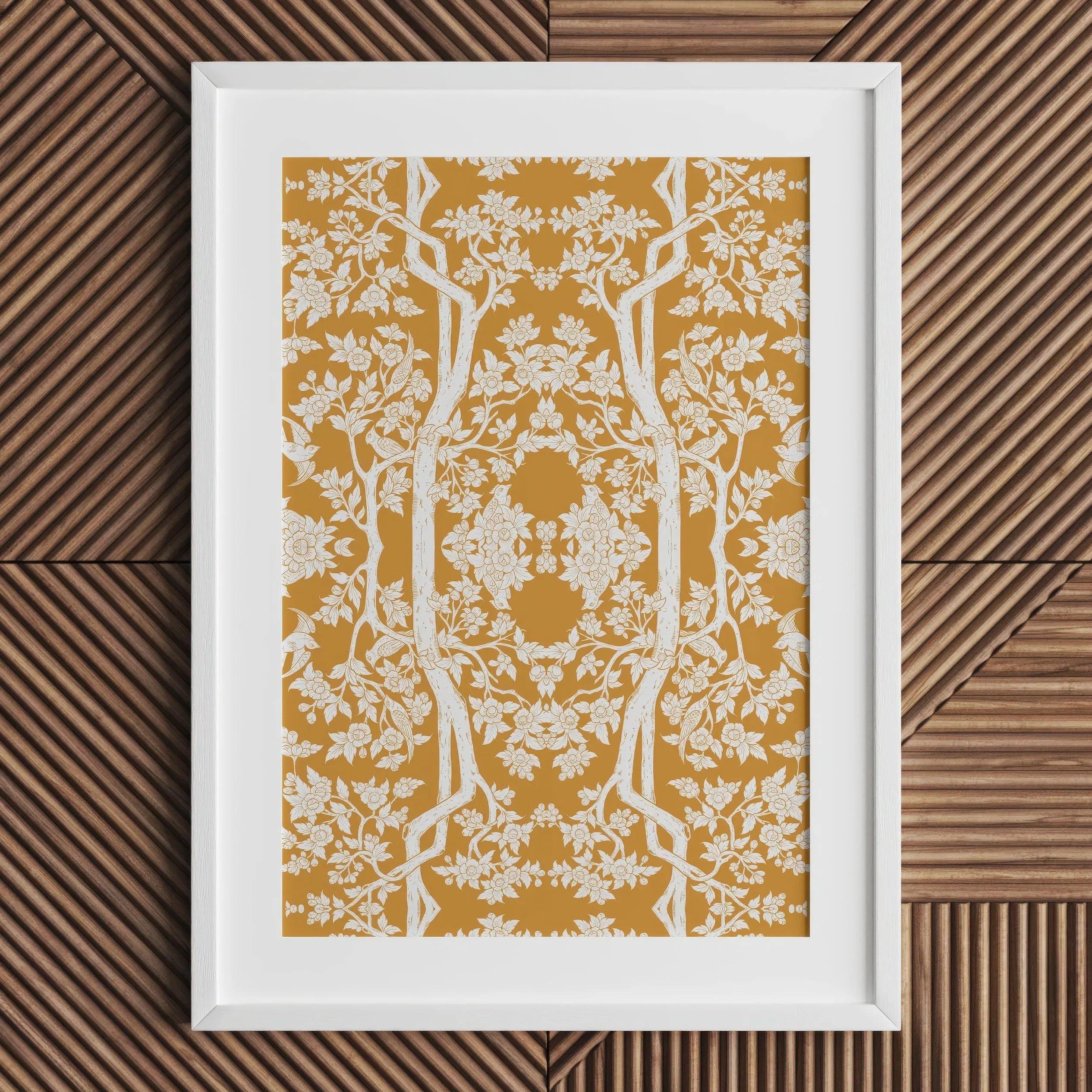 Aviary Orange Art Print