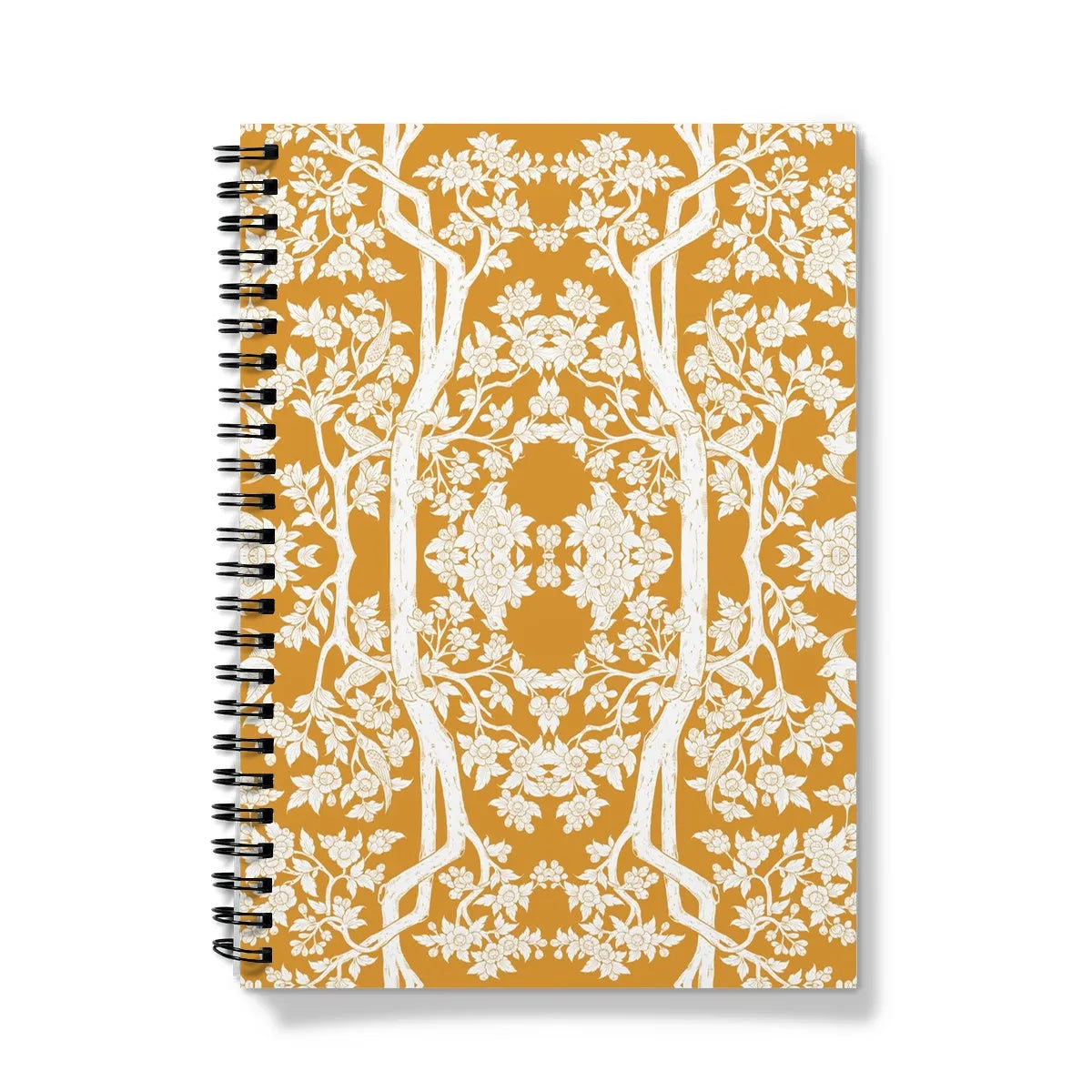 Aviary Orange Notebook - A5 - Graph Paper - Notebooks & Notepads - Aesthetic Art