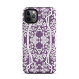 Aviary Purple Aesthetic Pattern Art Iphone Case, 11 Pro Max / Matte, Purple Floral Patterned Phone Case
