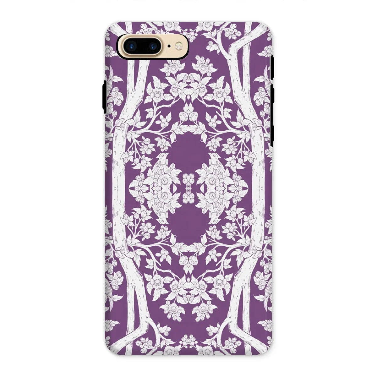 Aviary Purple Aesthetic Pattern Art Iphone Case 8 Plus / Matte Mobile Phone Cases