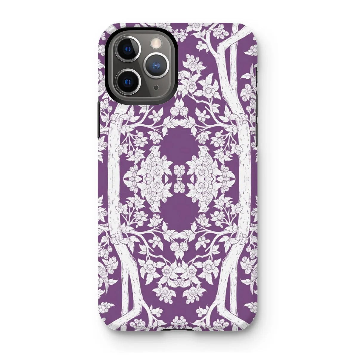Aviary Purple Aesthetic Pattern Art Phone Case - Iphone 11 Pro / Matte - Mobile Phone Cases - Aesthetic Art