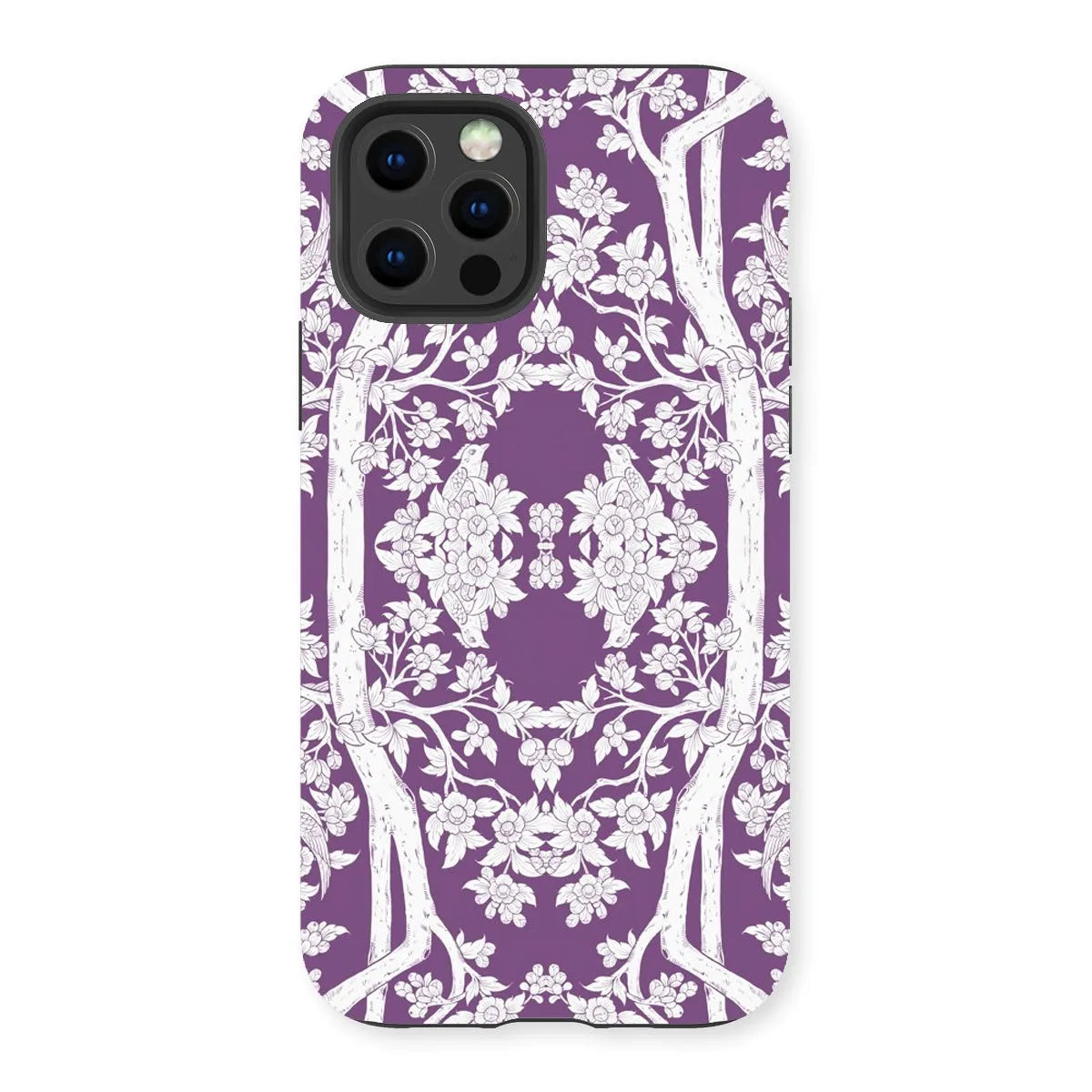 Aviary Purple Aesthetic Pattern Art Phone Case - Iphone 13 Pro / Matte - Mobile Phone Cases - Aesthetic Art