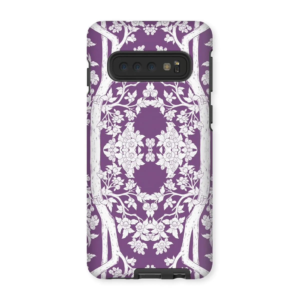 Aviary Purple Aesthetic Pattern Art Phone Case - Samsung Galaxy S10 / Matte - Mobile Phone Cases - Aesthetic Art