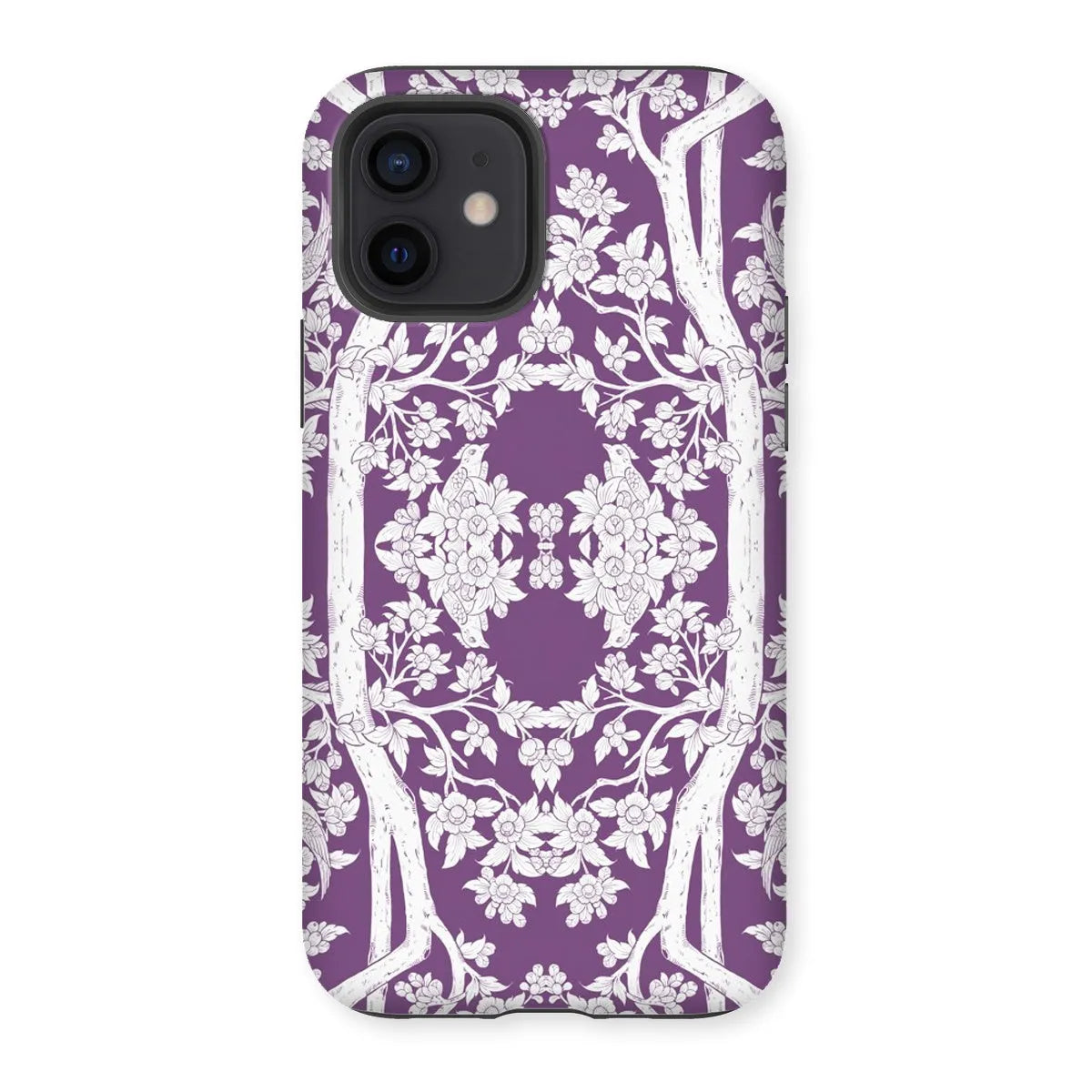 Aviary Purple Aesthetic Pattern Art Phone Case - Iphone 12 / Matte - Mobile Phone Cases - Aesthetic Art